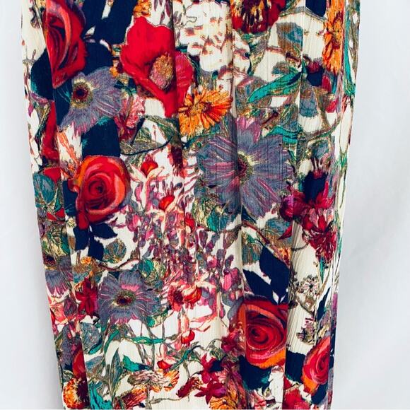 Entro Floral Mini Dress/Tunic Size Small - Picture 3 of 12